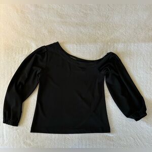 Banana Republic- women’s L - one shoulder black top